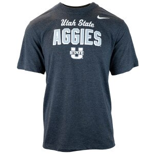 Men's Nike Utah State Aggies Block Letter T-Shirt